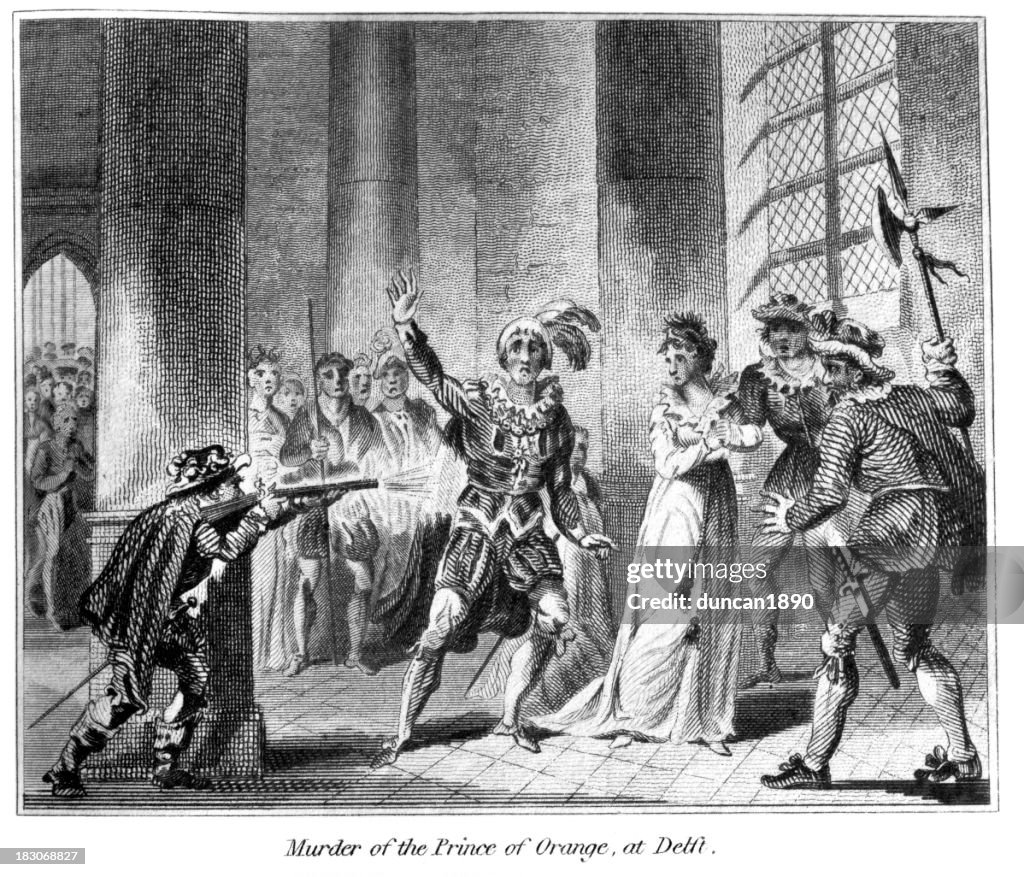 Assassination of William the Silent by Balthasar Gérard