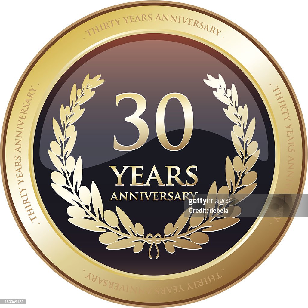 Anniversary Award - Thirty Years