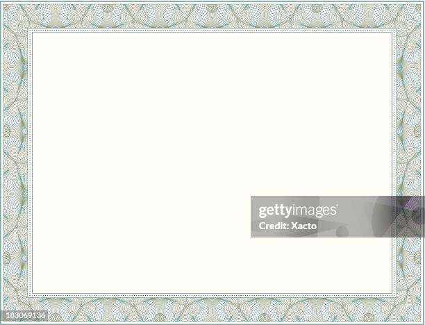 vector certificate frame - certificate template stock illustrations