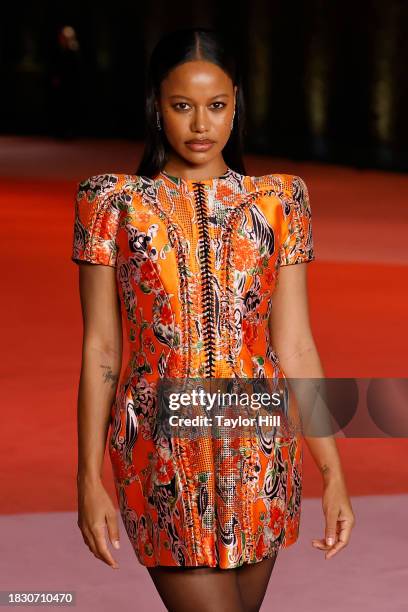 Taylour Paige attends the 2023 Academy Museum Gala at Academy Museum of Motion Pictures on December 03, 2023 in Los Angeles, California.