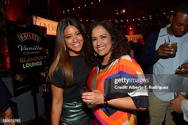 Actress Actress Gina Rodriguez and Damarys Ocana, Executive Editor at Latina Magazine attend Latina Magazine's "Hollywood Hot List" party at The...