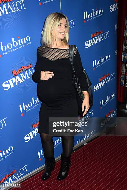 Marie Inbona attends the Spamalot Generale at Bobino on October 3, 2013 in Paris, France.