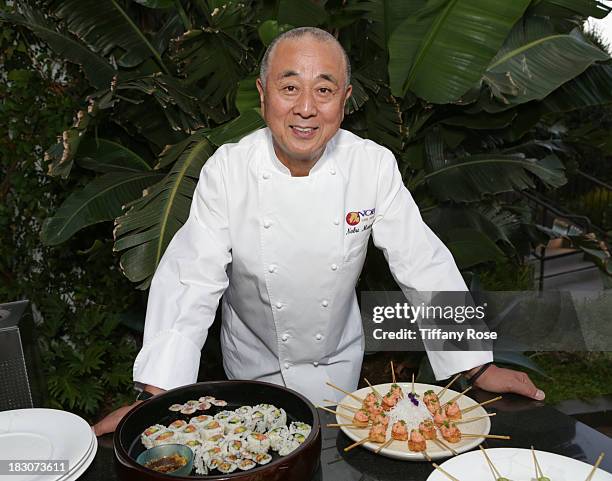 Chef Nobu attends "A Night With Nobu Matsuhisa" at the W Residences on October 3, 2013 in Hollywood, California.