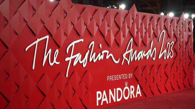 GBR: The Fashion Awards 2023 Presented by Pandora - Set Up
