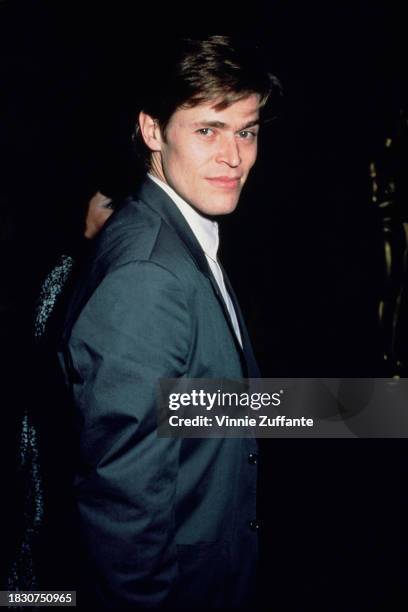 American actor Willem Dafoe attends the nominees' luncheon for 59th Academy Awards, held at the Beverly Hilton Hotel in Beverly Hills, California,...