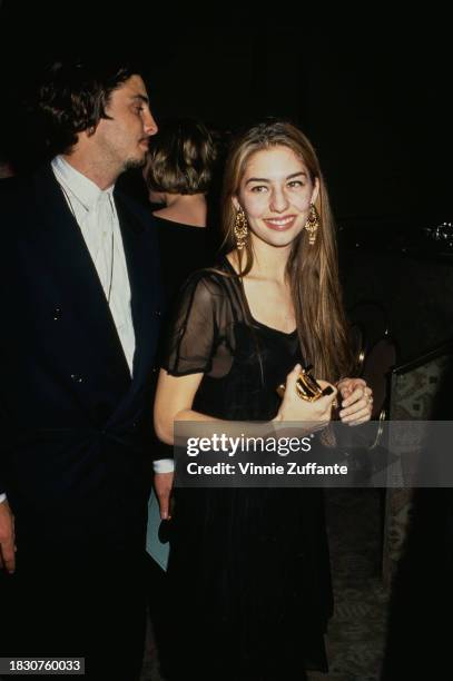 American film director and screenwriter Roman Coppola and his sister, American film director and actress Sofia Coppola attend the 43rd Annual...
