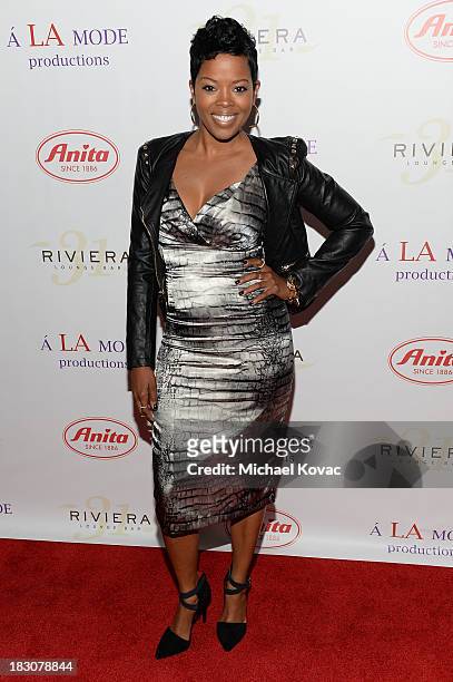 Malinda Williams arrives for A la mode Productions Presents Designers Night Out at Sofitel Hotel on October 3, 2013 in Los Angeles, California.