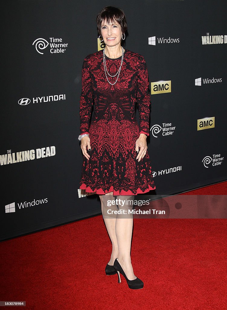 Premiere Of AMC's "The Walking Dead" 4th Season