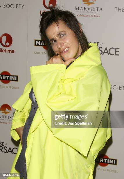 Director Sara Sugarman attends the Marvista Entertainment & Lifetime with The Cinema Society screening of "House of Versace" at Museum of Modern Art...