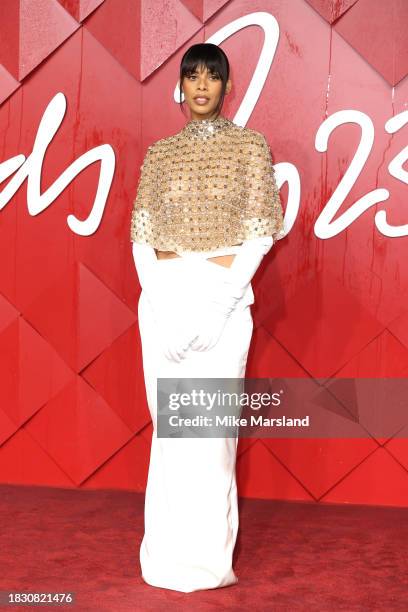 Rochelle Humes attends The Fashion Awards 2023 presented by Pandora at the Royal Albert Hall on December 04, 2023 in London, England.