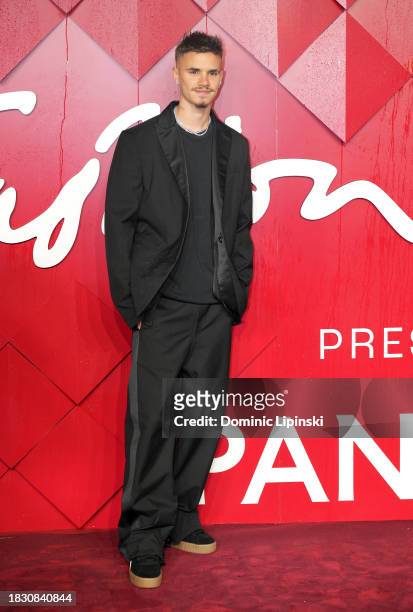 Romeo Beckham attends The Fashion Awards 2023 presented by Pandora at the Royal Albert Hall on December 04, 2023 in London, England.