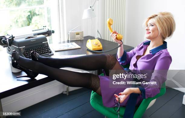 Tv presenter Holly Willoughby is photographed on June 25, 2012 in London, England.