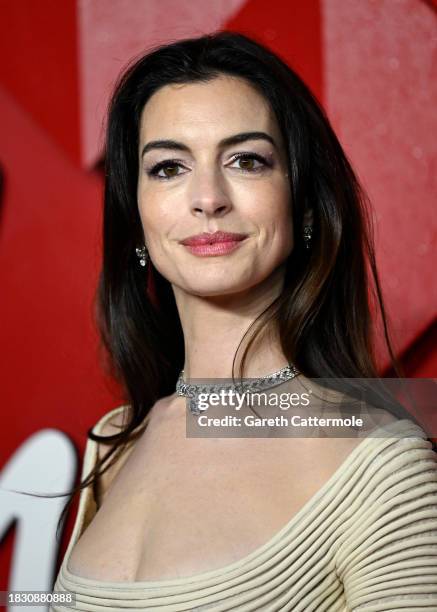 Anne Hathaway attends The Fashion Awards 2023 presented by Pandora at the Royal Albert Hall on December 04, 2023 in London, England.