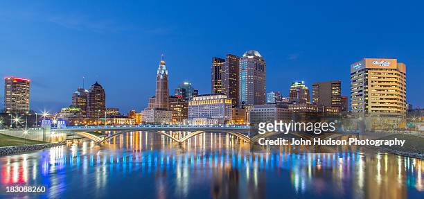 columbus skyline 2013 - columbus stock pictures, royalty-free photos & images