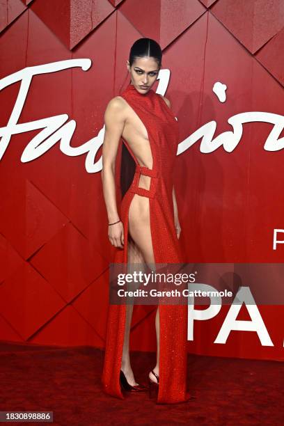 Amelia Gray attends The Fashion Awards 2023 presented by Pandora at the Royal Albert Hall on December 04, 2023 in London, England.