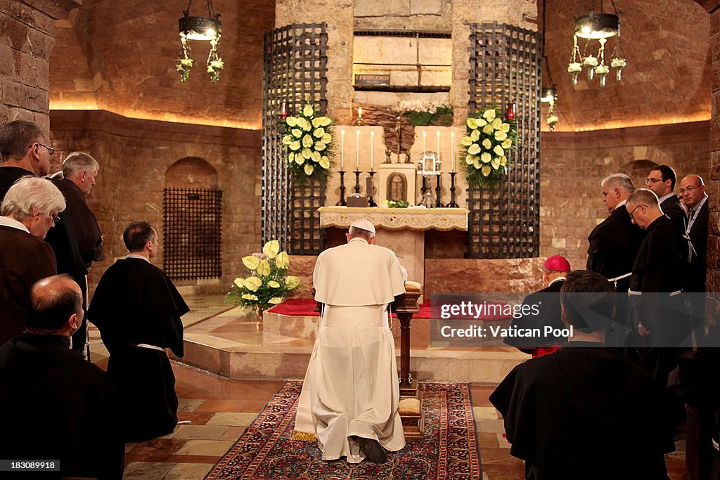Pope Francis Visits Assisi