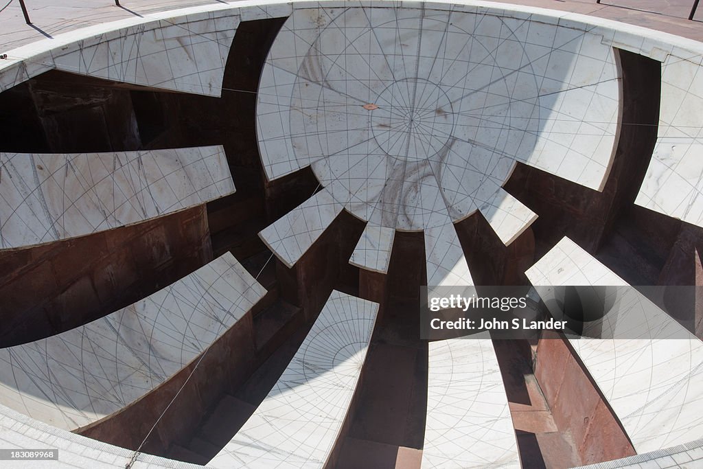 Jantar Mantar is an array of Indian astronomical instruments...