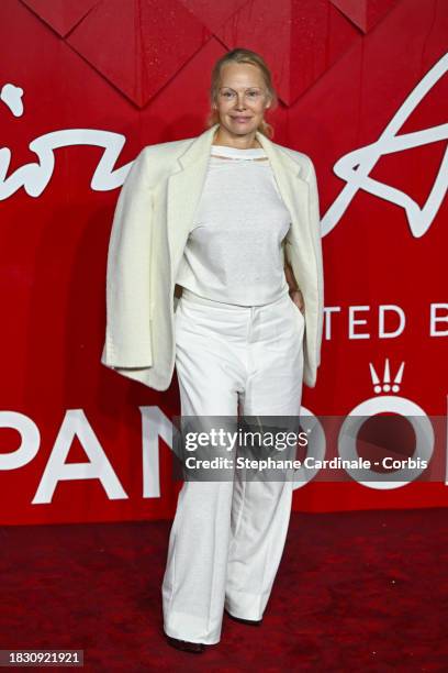 Pamela Anderson attends The Fashion Awards 2023 presented by Pandora at the Royal Albert Hall on December 04, 2023 in London, England.