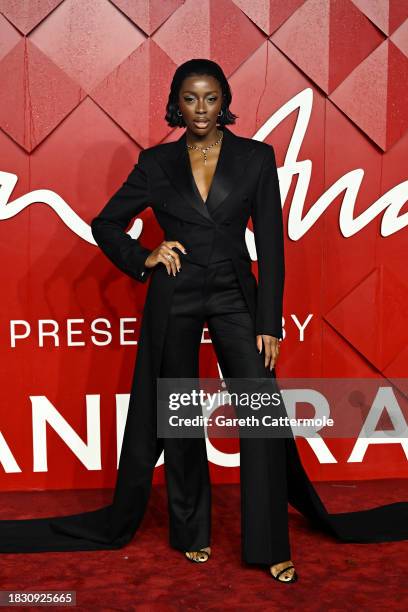 Odudu attends The Fashion Awards 2023 presented by Pandora at the Royal Albert Hall on December 04, 2023 in London, England.