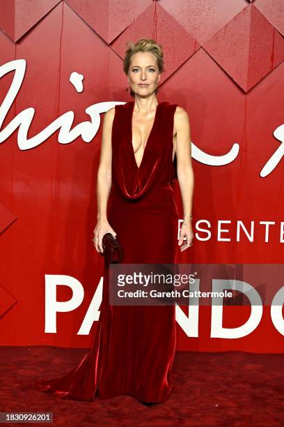 Gillian Anderson attends The Fashion Awards 2023 presented by Pandora at the Royal Albert Hall on December 04, 2023 in London, England.