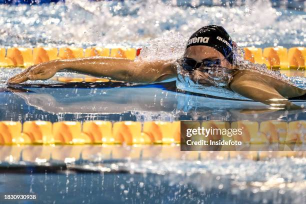 Simona Quadarella of Italy competes in the 800m Freestyle Women Final during the European Short Course Swimming Championships at Complex Olimpic de...