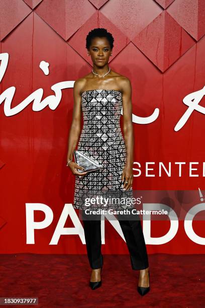 Letitia Wright attends The Fashion Awards 2023 presented by Pandora at the Royal Albert Hall on December 04, 2023 in London, England.