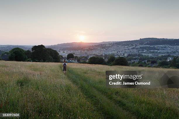 bath skyline walk - somerset   england stock pictures, royalty-free photos & images