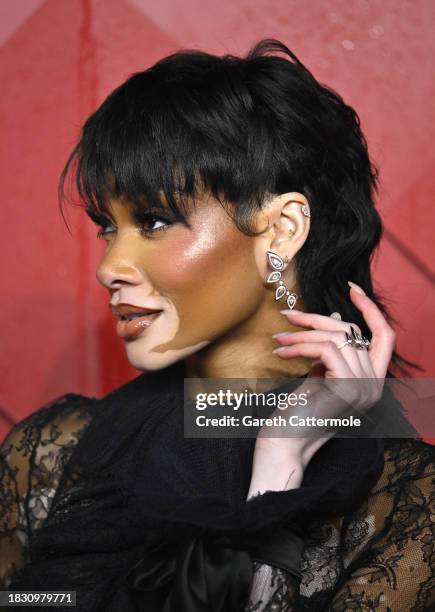 Winnie Harlow attends The Fashion Awards 2023 presented by Pandora at the Royal Albert Hall on December 04, 2023 in London, England.