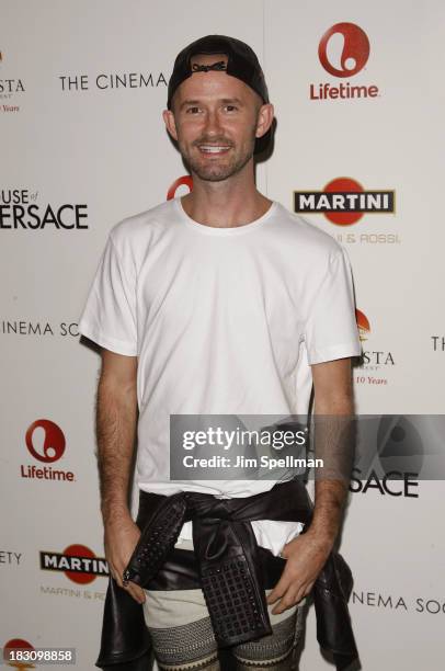 Derek Roche attends the Marvista Entertainment & Lifetime with The Cinema Society screening of "House of Versace" at Museum of Modern Art on October...