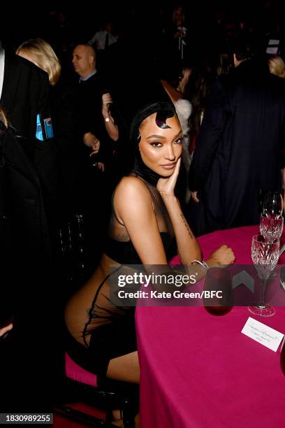 Jourdan Dunn attends The Fashion Awards 2023 presented by Pandora at the Royal Albert Hall on December 04, 2023 in London, England.