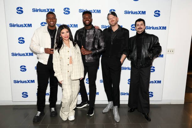 NY: Celebrities Visit SiriusXM - December 4, 2023