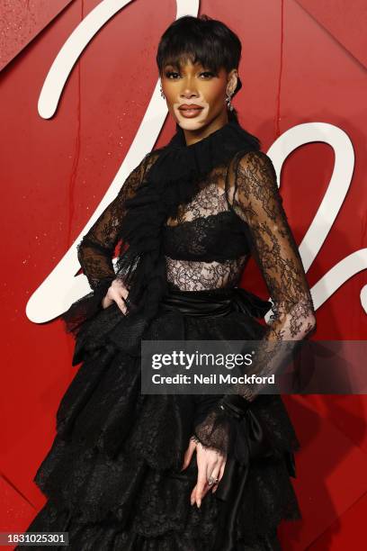 Winnie Harlow attends The Fashion Awards 2023 Presented by Pandora at the Royal Albert Hall on December 04, 2023 in London, England.