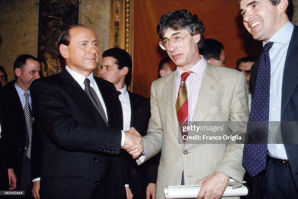 Berlusconi, Casini And Bossi