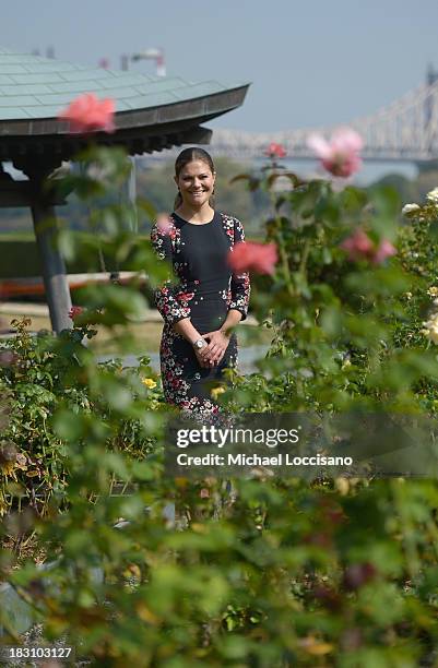 Crown Princess Victoria of Sweden visits The United Nations at the United Nations on October 4, 2013 in New York City.