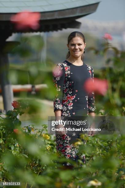 Crown Princess Victoria of Sweden visits The United Nations at the United Nations on October 4, 2013 in New York City.