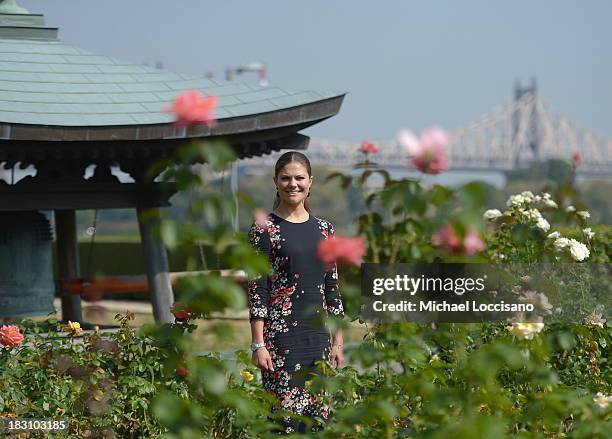 Crown Princess Victoria of Sweden visits The United Nations at the United Nations on October 4, 2013 in New York City.