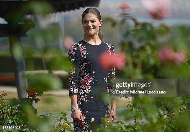 Crown Princess Victoria of Sweden visits The United Nations at the United Nations on October 4, 2013 in New York City.