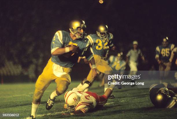 Mark Harmon in action vs Nebraska at Rose Bowl Stadium. Pasadena, CA 9/9/1972 CREDIT: George Long