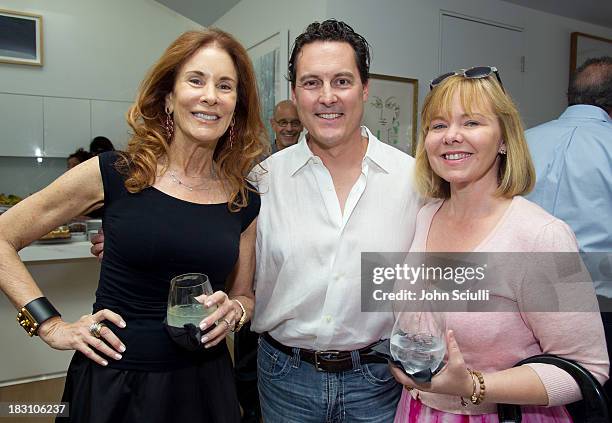 Pamela Hollander, Grant Withers and Susan Michals attend the Rema Hort Mann Foundation conversation with Susan and Michael Hort on September 28, 2013...