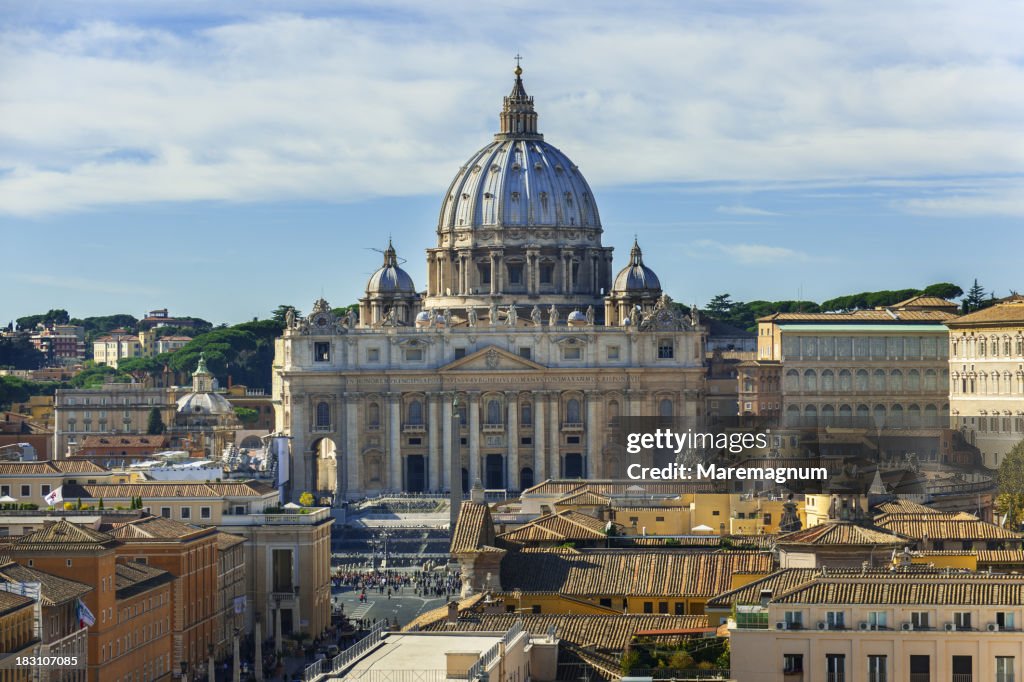 View of Basilica (Basilique) San Pietro