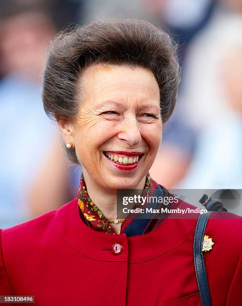 Princess Anne, The Princess Royal attends the Afghanistan Operational Medal Presentation Parade to troops of the Explosive Ordnance Disposal Task...