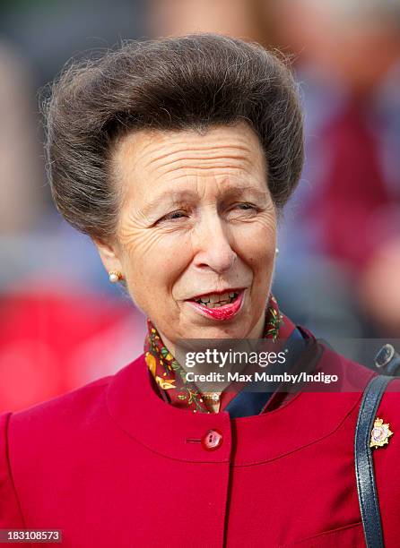 Princess Anne, The Princess Royal attends the Afghanistan Operational Medal Presentation Parade to troops of the Explosive Ordnance Disposal Task...