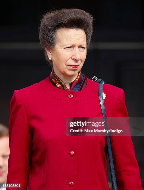 Princess Anne, The Princess Royal presents Afghanistan Operational Medals to troops of the Explosive Ordnance Disposal Task Force after attending the...