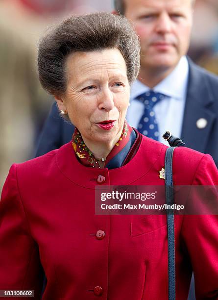 Princess Anne, The Princess Royal presents Afghanistan Operational Medals to troops of the Explosive Ordnance Disposal Task Force after attending the...