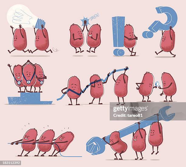 teamwork - drag training stock illustrations