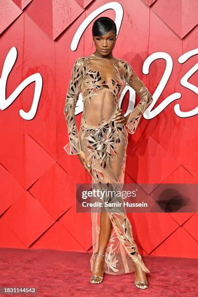 Leomie Anderson attends The Fashion Awards 2023 presented by Pandora at the Royal Albert Hall on December 04, 2023 in London, England.