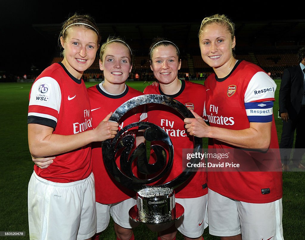 The FA WSL Continental Cup Final - Arsenal Ladies v Lincoln Ladies