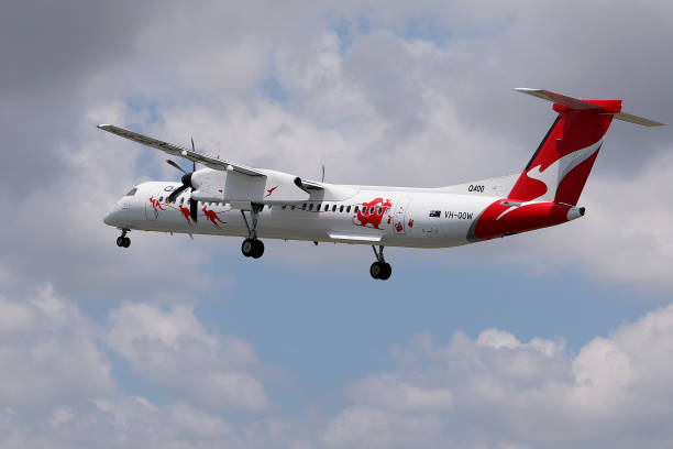 AUS: Qantas Unveils Special Christmas Aircraft