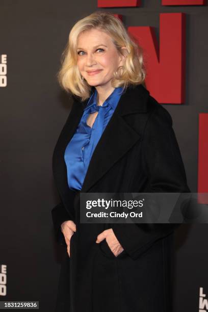 Diane Sawyer attends Netflix's "Leave The World Behind" New York Premiere at Paris Theater on December 04, 2023 in New York City.