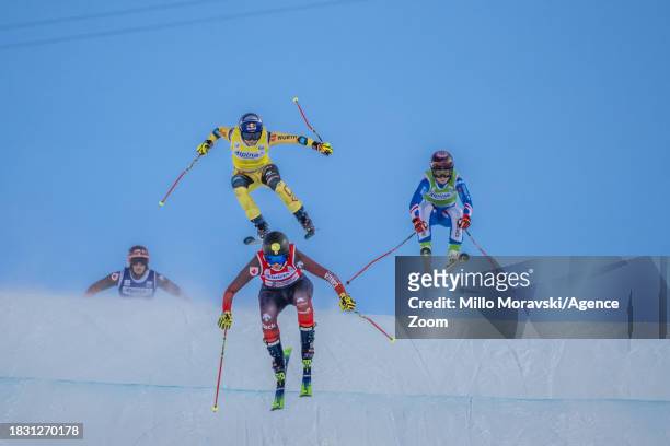 Hannah Schmidt in action, Johanna Holzmann of Team Germany in action, Jade Grillet Aubert of Team France in action, Marielle Thompson of Team Canada...